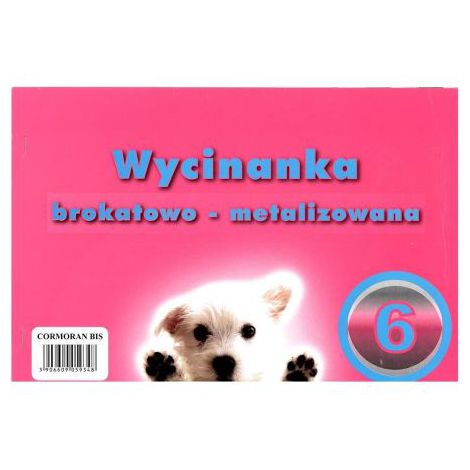 Wycinanka A4/6 Cormoran Brokatowa-metalizowana